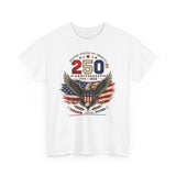 Eagle Shield 250th Anniversary Vintage Patriotic Americana Basic T-Shirt - Unisex