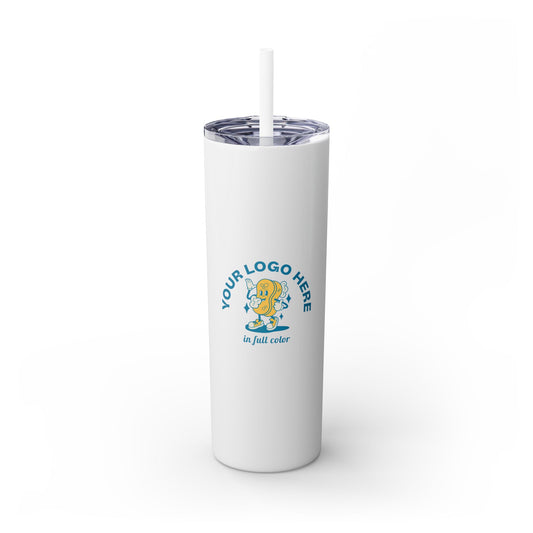 Skinny Tumbler with Straw, 20oz