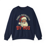 Easily Distracted By Hos Crewneck Sweatshirt - Unisex