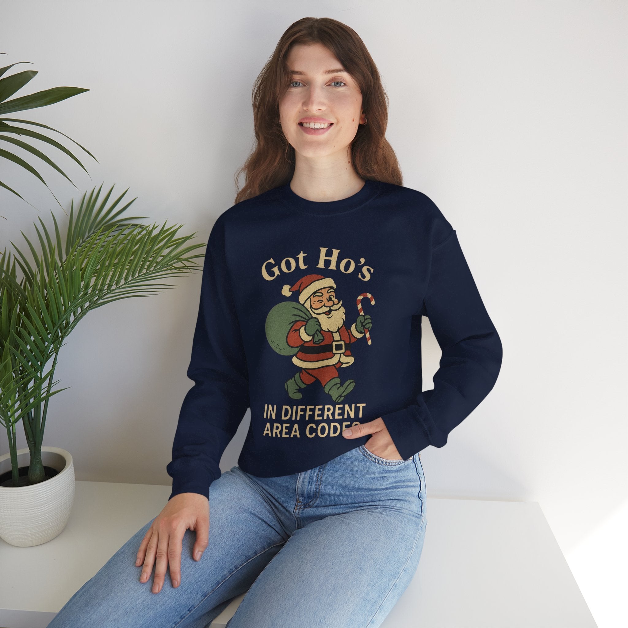 Got Hos In Different Area Codes Crewneck Sweatshirt - Unisex