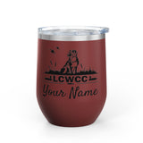 LCWCC Dog Logo Wine Tumbler - 12oz