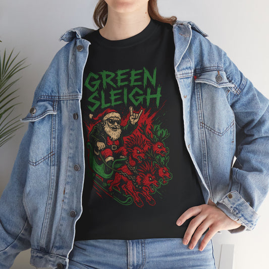 Green Sleigh Basic T-Shirt - Unisex