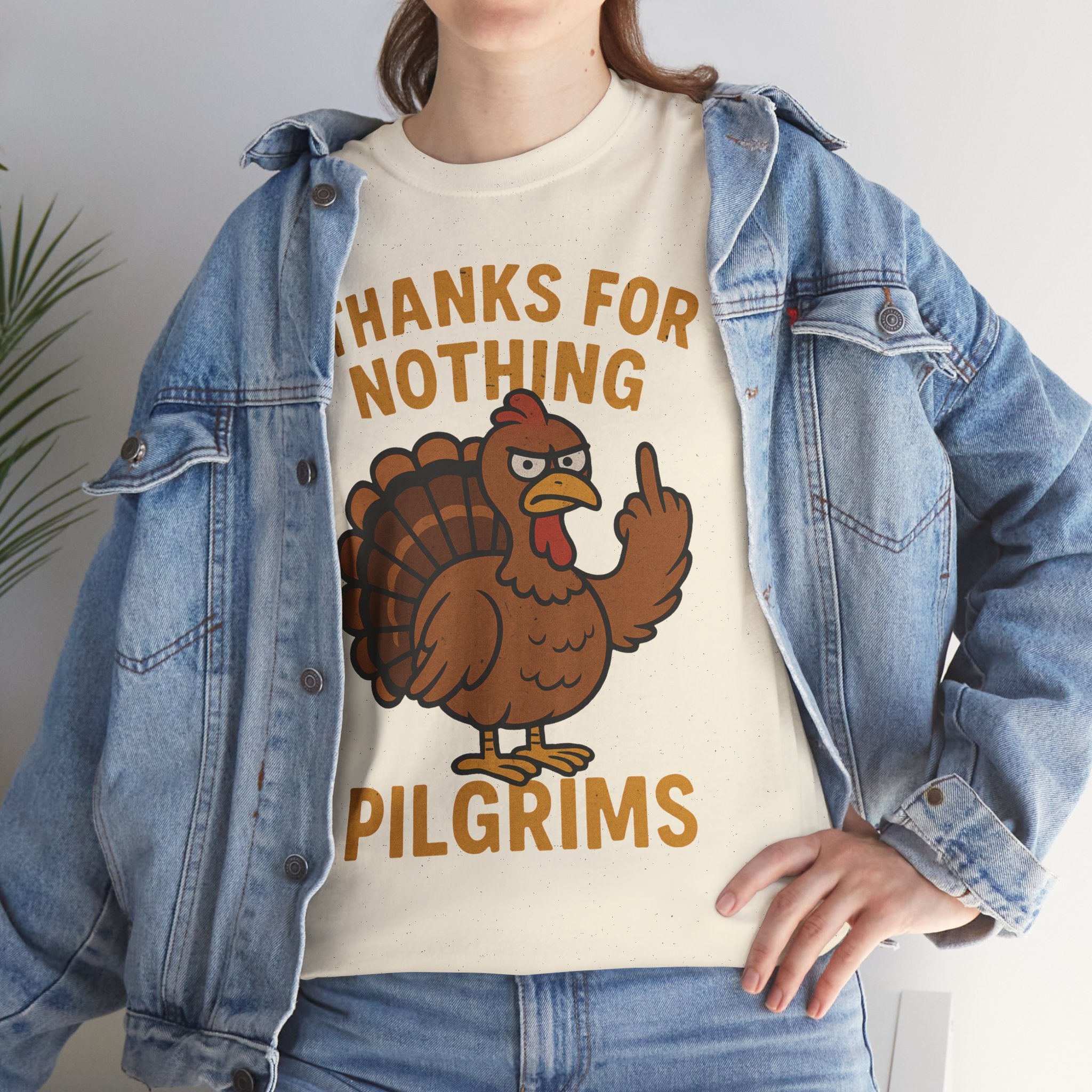 Thanks for Nothing Pilgrims Basic T-Shirt - Unisex