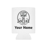 36 Social Logo 2 SL Can Cooler - Regular - White (Amaranth)