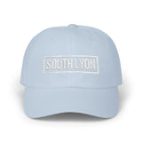 South Lyon Bold & Square White Embroidery Dad Cap