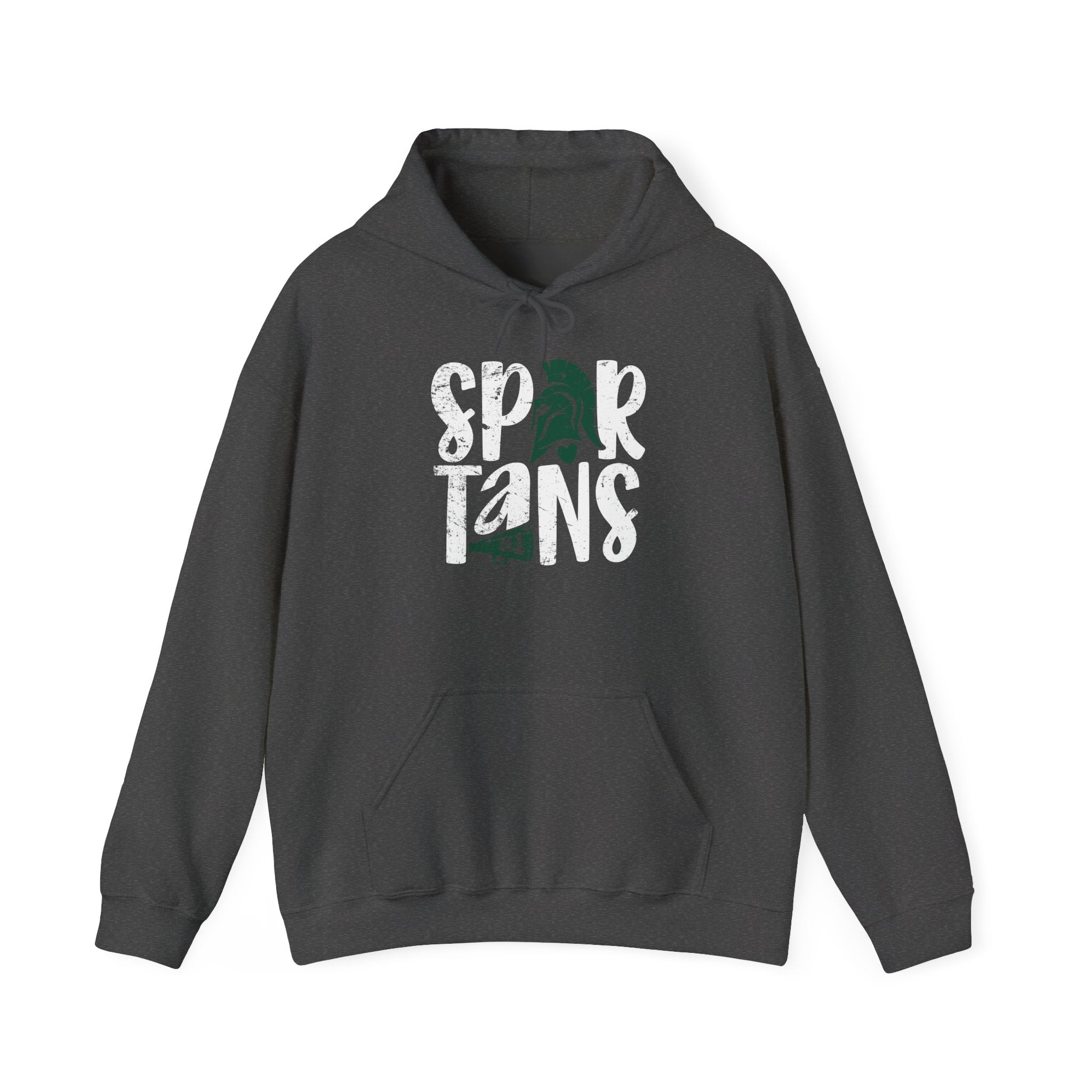 Spartans #1 Green & White Hoodie - Unisex