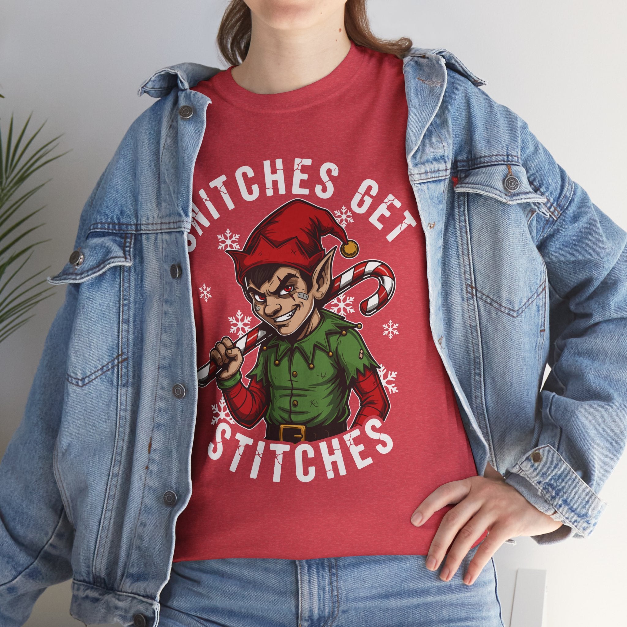 Snitches Get Stitches Basic T-Shirt - Unisex