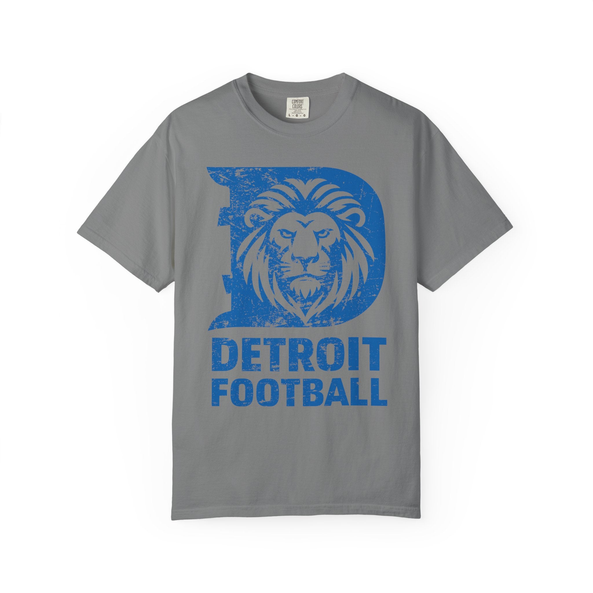 Detroit Football Blue Premium T-Shirt - Unisex