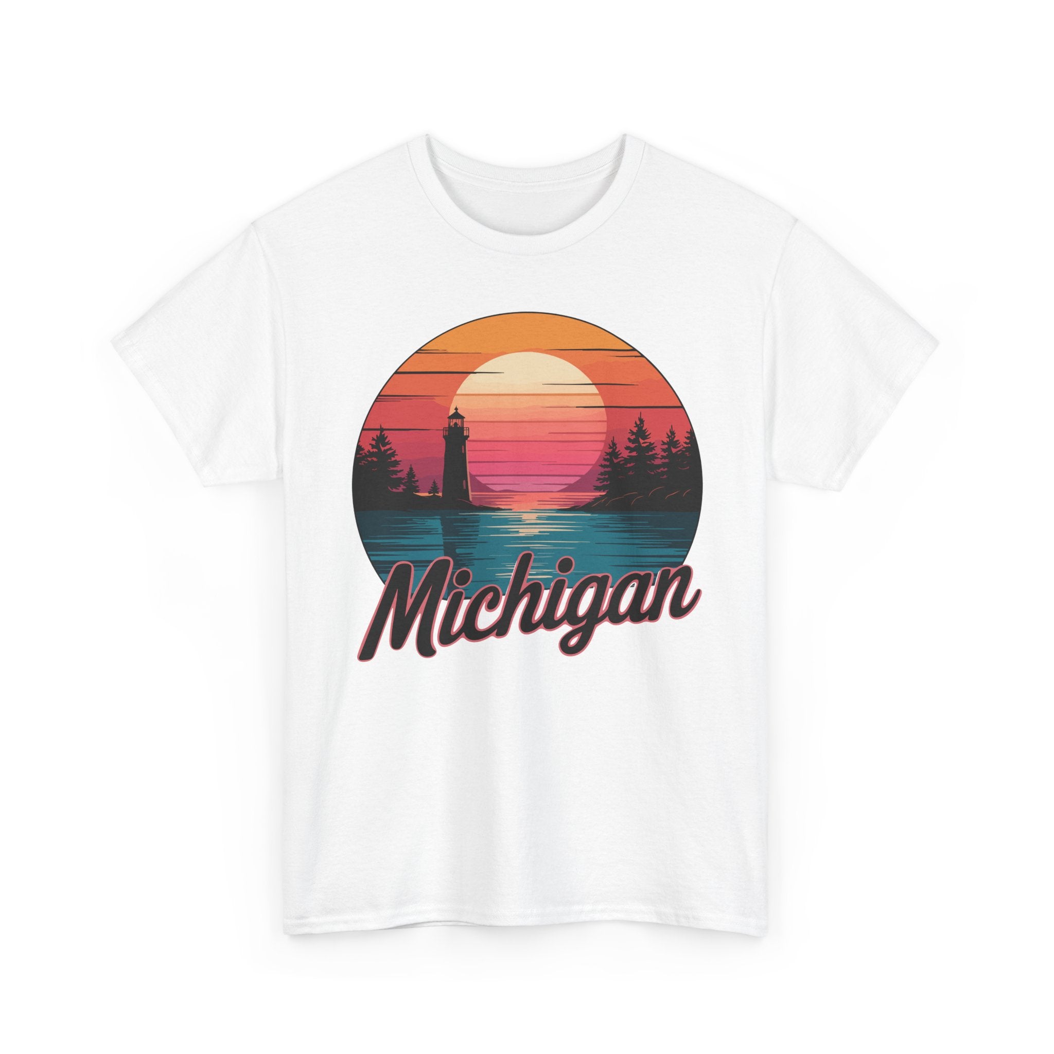Retro Michigan Sun T-Shirt - Unisex