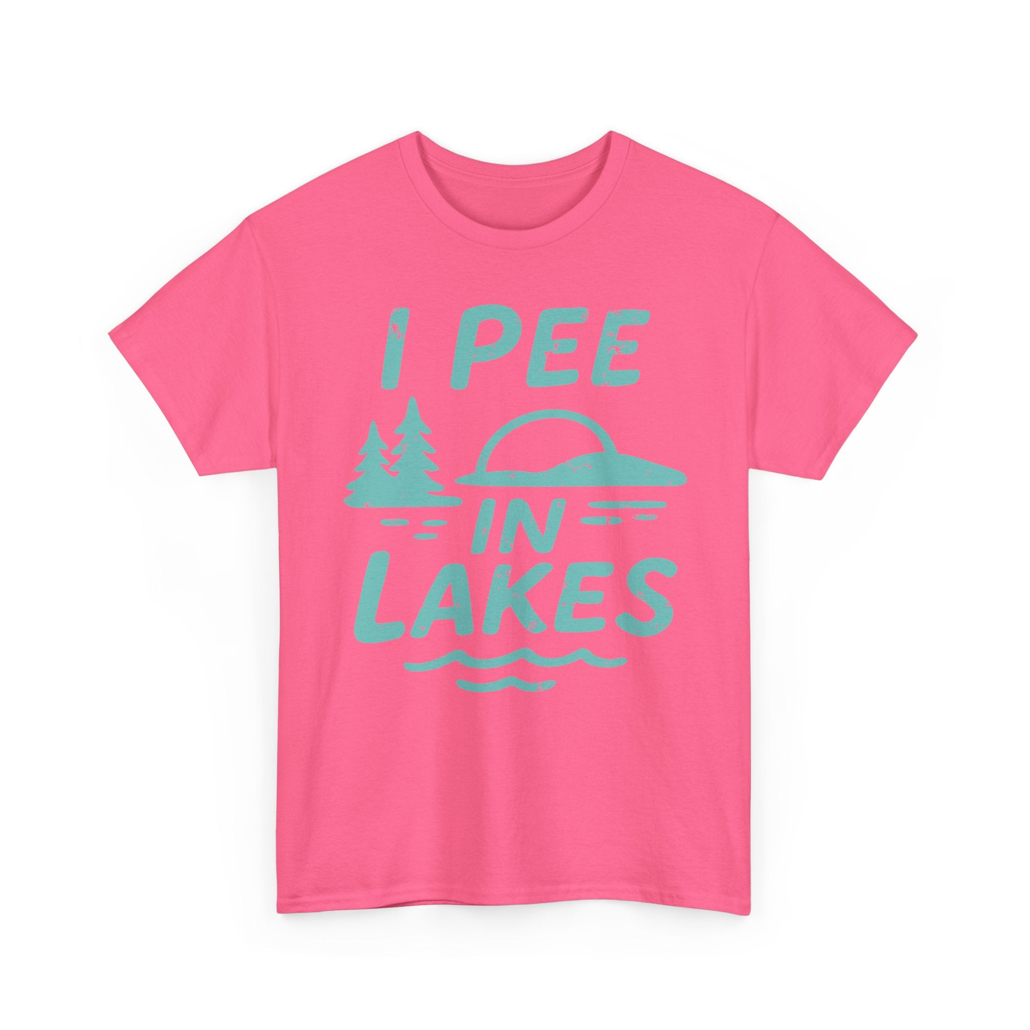 Basic T-Shirt - Unisex - I Pee In Lakes Retro