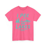 Basic T-Shirt - Unisex - I Pee In Lakes Retro