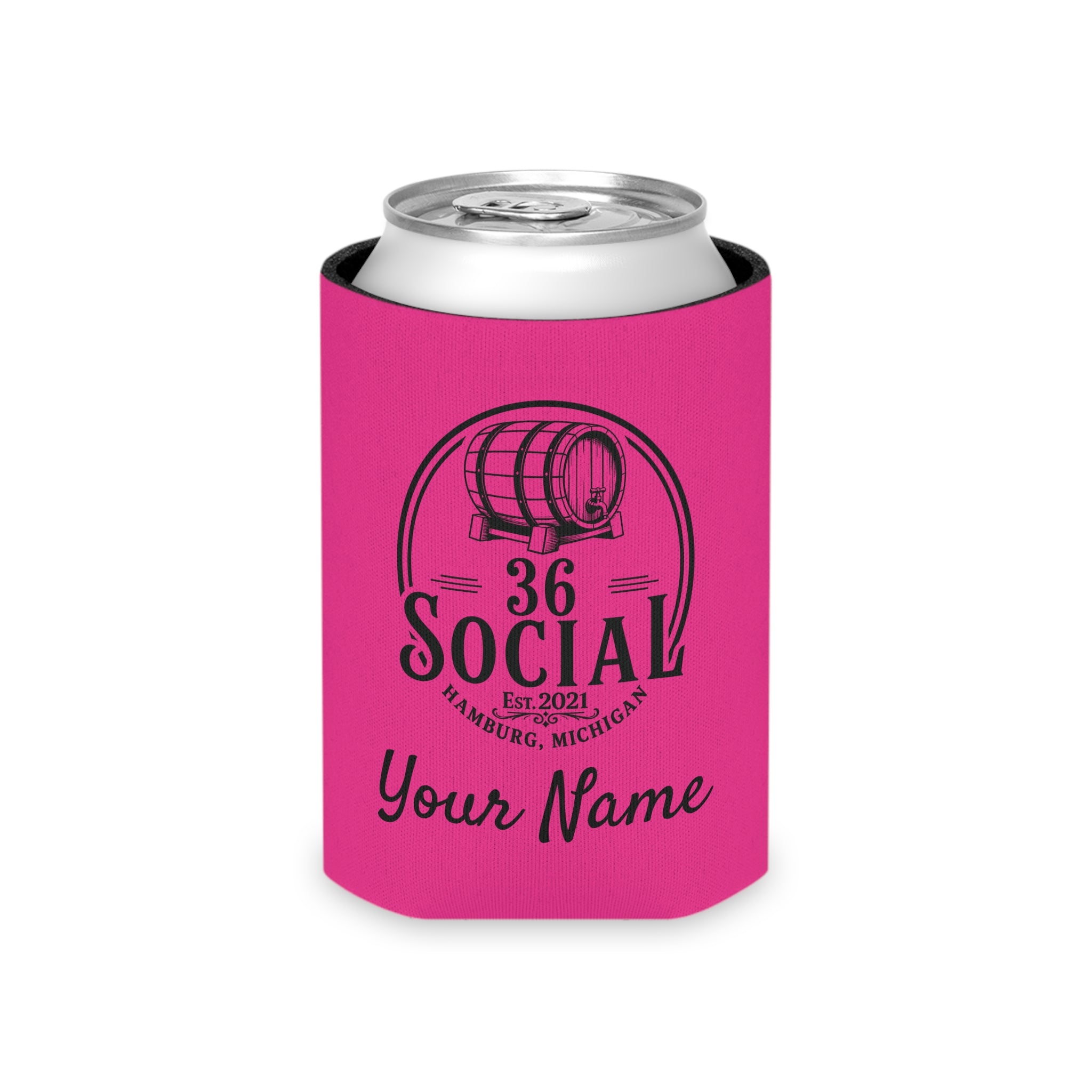 36 Social Logo 2 SL Can Cooler - Regular - Pink (Satisfy)