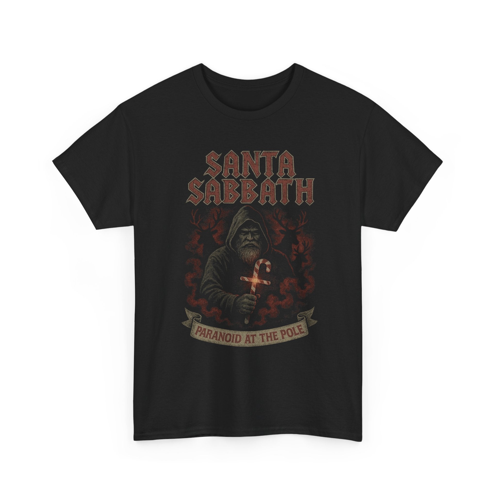 Santa Sabbath Paranoid at the Pole Firefly  Basic T-Shirt - Unisex