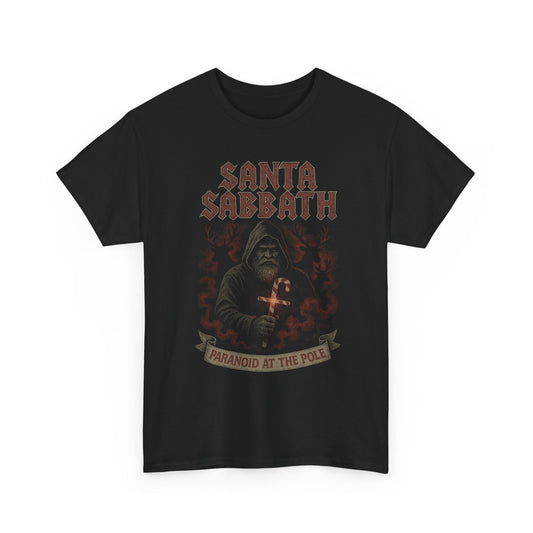 Santa Sabbath Paranoid at the Pole Firefly  Basic T-Shirt - Unisex