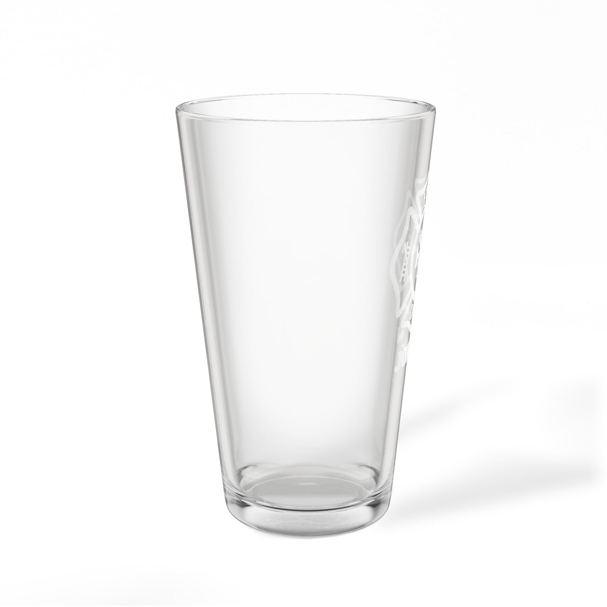 Fire Department Name Personalized Engraved 16oz Pint Mixing Glass