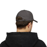 Saline Bold & Square White Embroidery Dad Cap