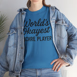 Worlds Okayest Euchre Player Basic T-Shirt - Unisex