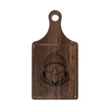 Michigan Winter Warrior Engraved Wooden Cutting Board Paddle w Handle