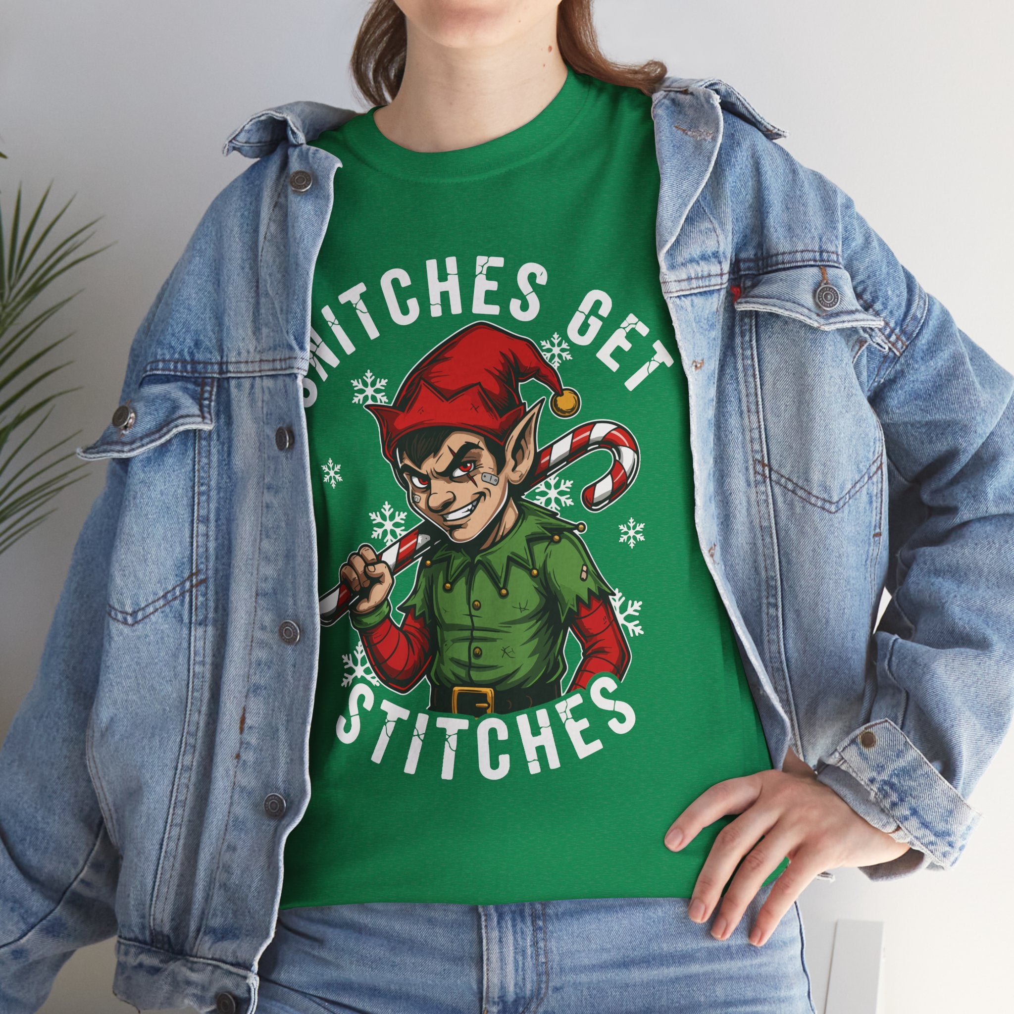Snitches Get Stitches Basic T-Shirt - Unisex