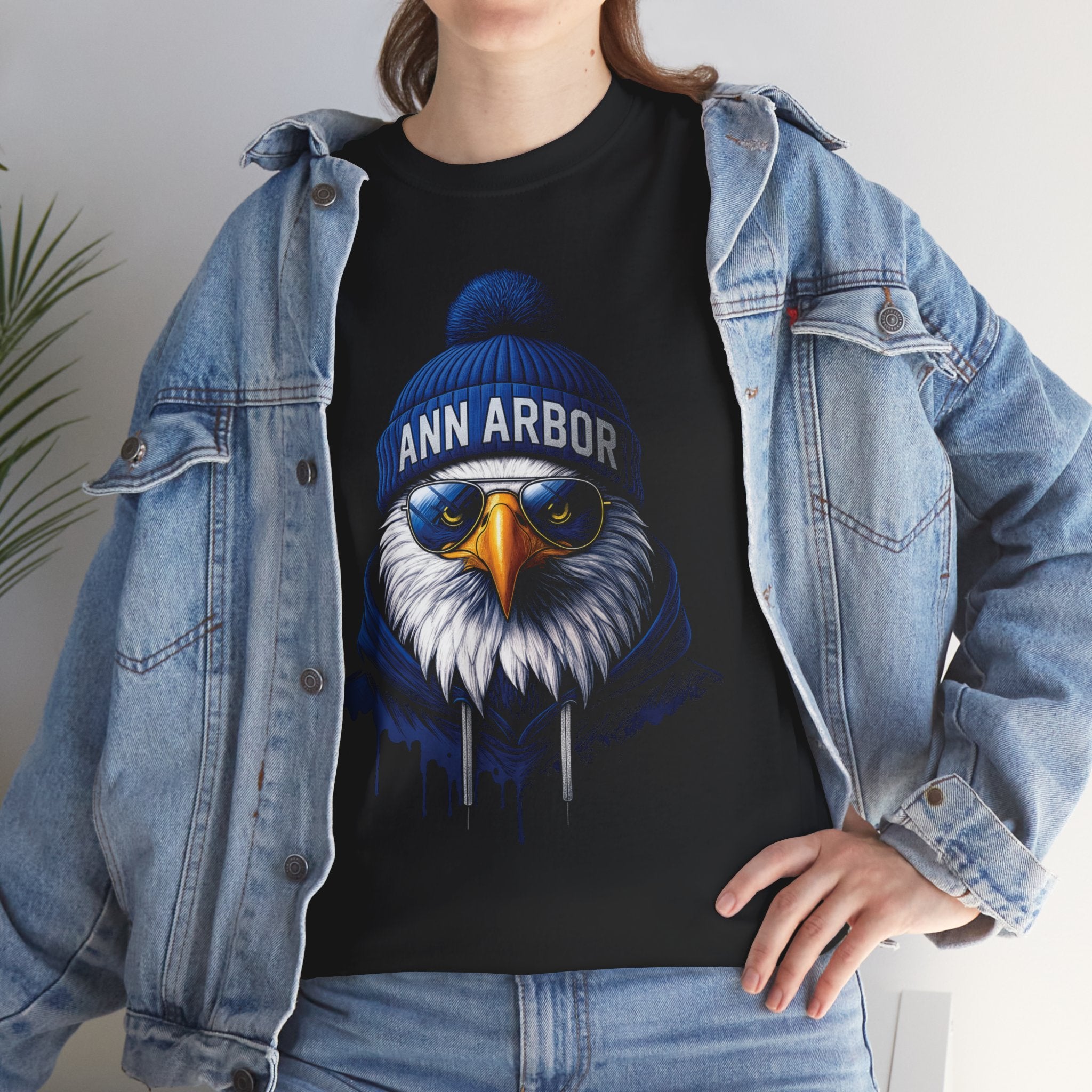Ann Arbor Bird Winter Basic T-Shirt - Unisex