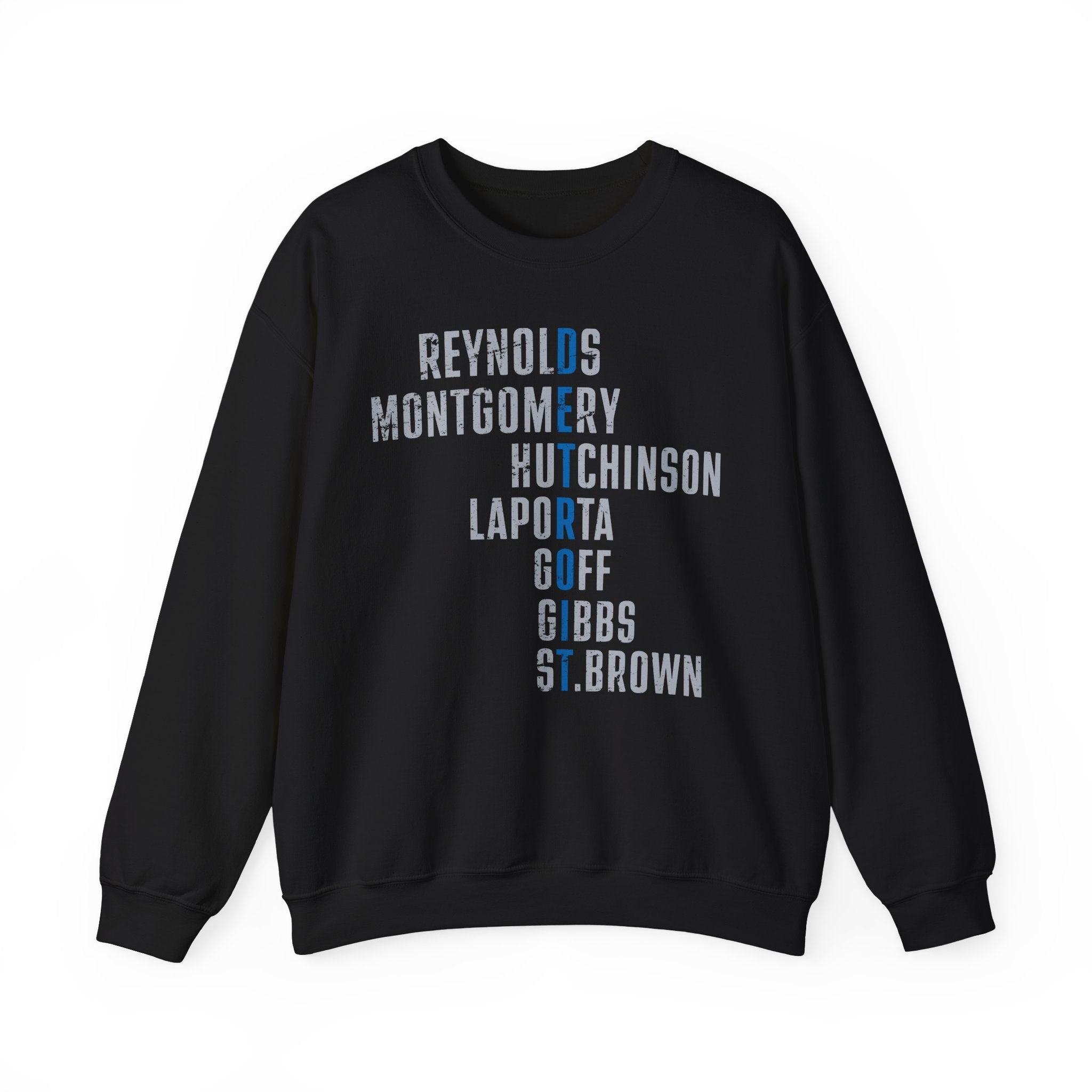 Detroit Names Crewneck Sweatshirt - Unisex