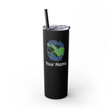 Skinny Steel Tumbler with Straw - 20oz - Big Lake Glass Pipe