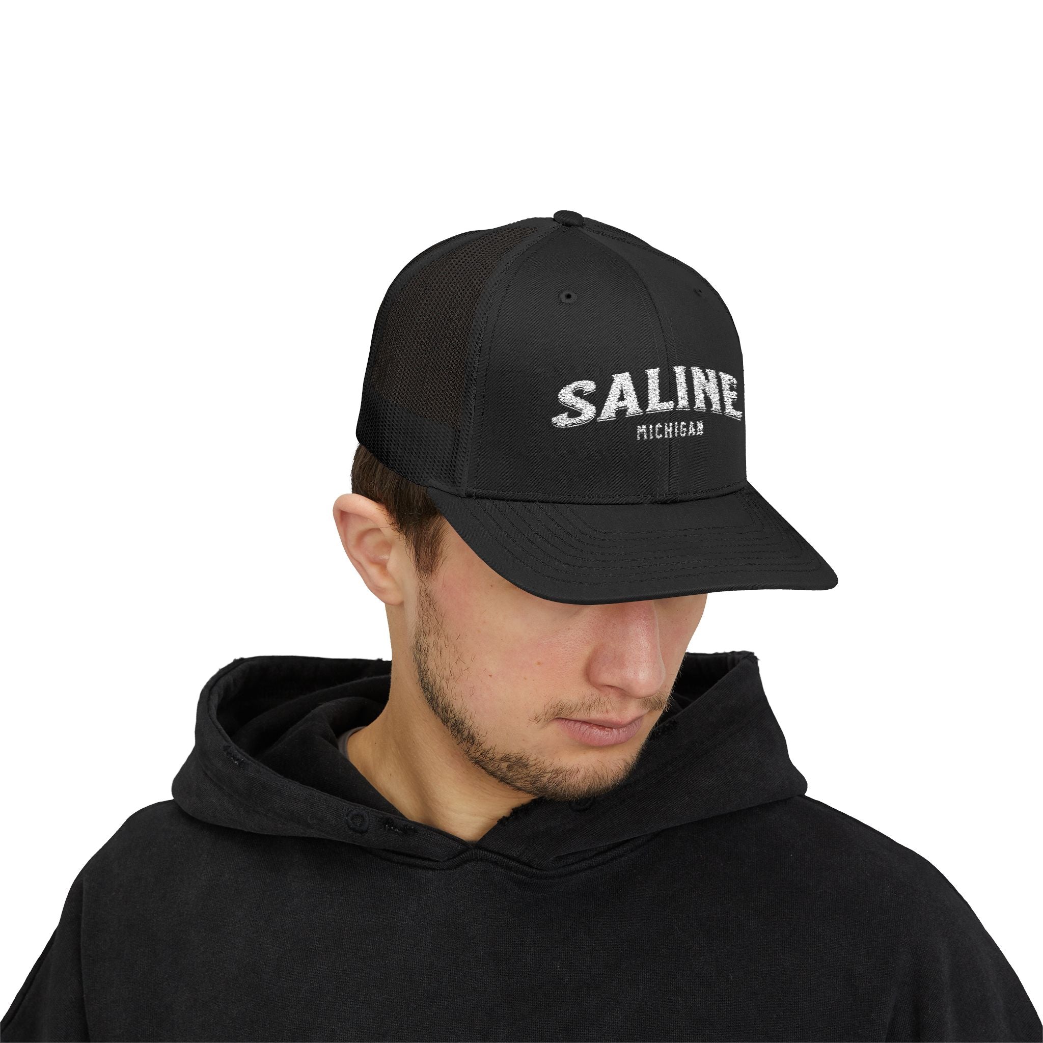 Saline Michigan Snapback Trucker Cap