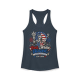 Funny Statue Blazed 250th Anniversary Patriotic Americana Basic Racerback Tank Top - Women's