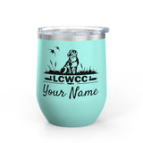 LCWCC Dog Logo Wine Tumbler - 12oz