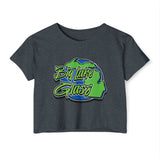 Crop Top T-Shirt - Women's - Big Lake Glass
