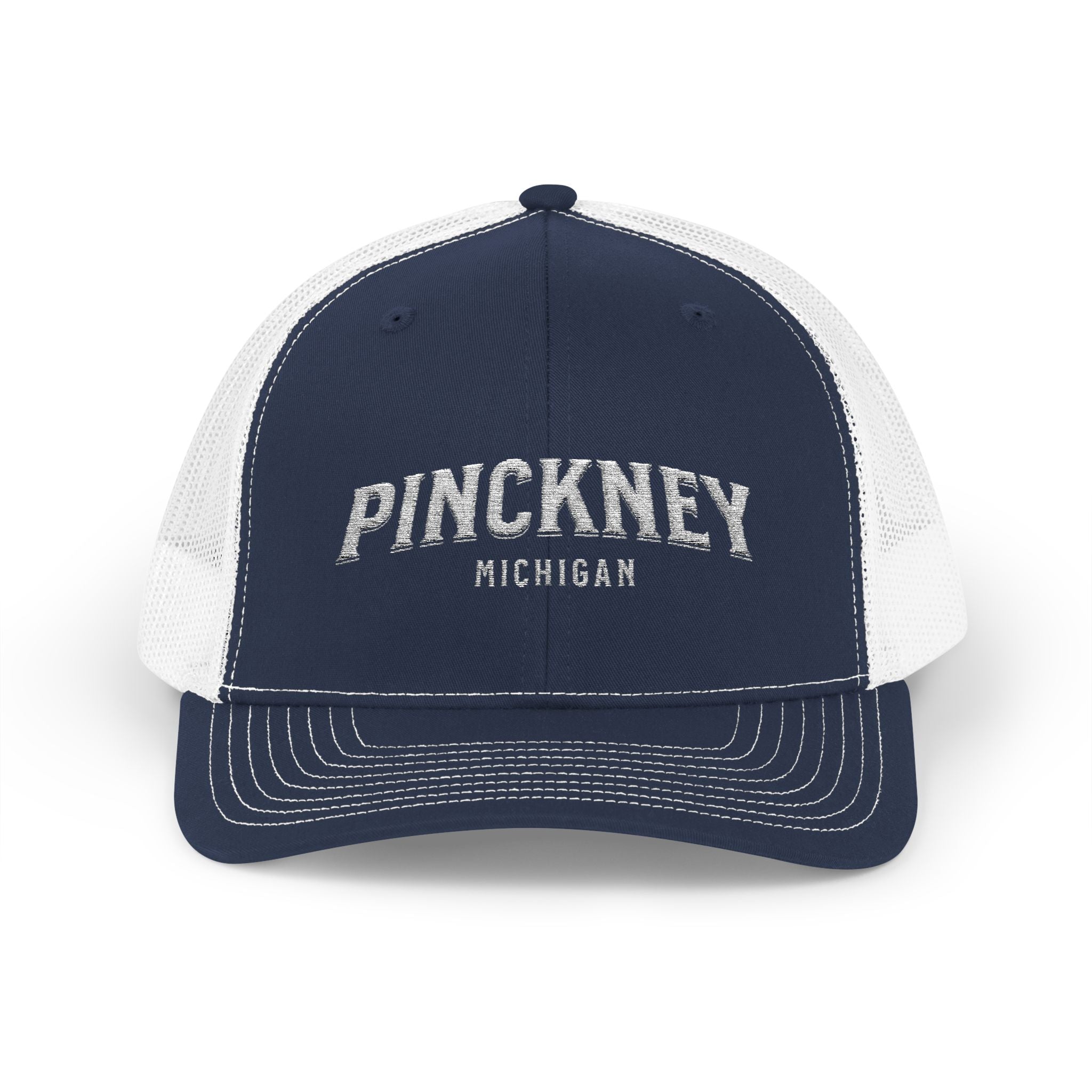 Pinckney Michigan Snapback Trucker Cap