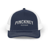 Pinckney Michigan Snapback Trucker Cap