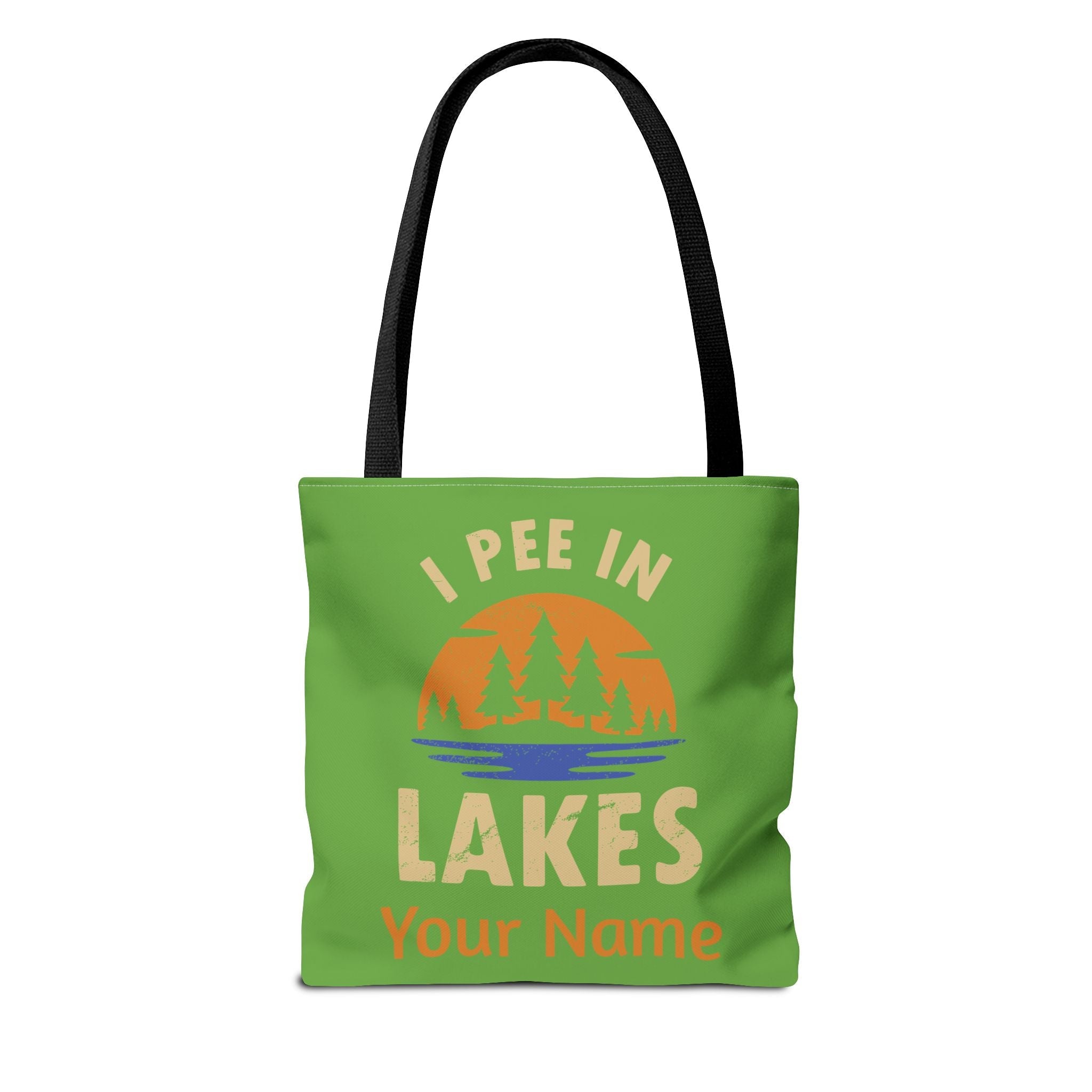 Tote Bag - I Pee In Lakes Retro Sun