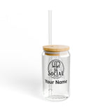Sipper Glass with Straw - 16oz - 36 Social