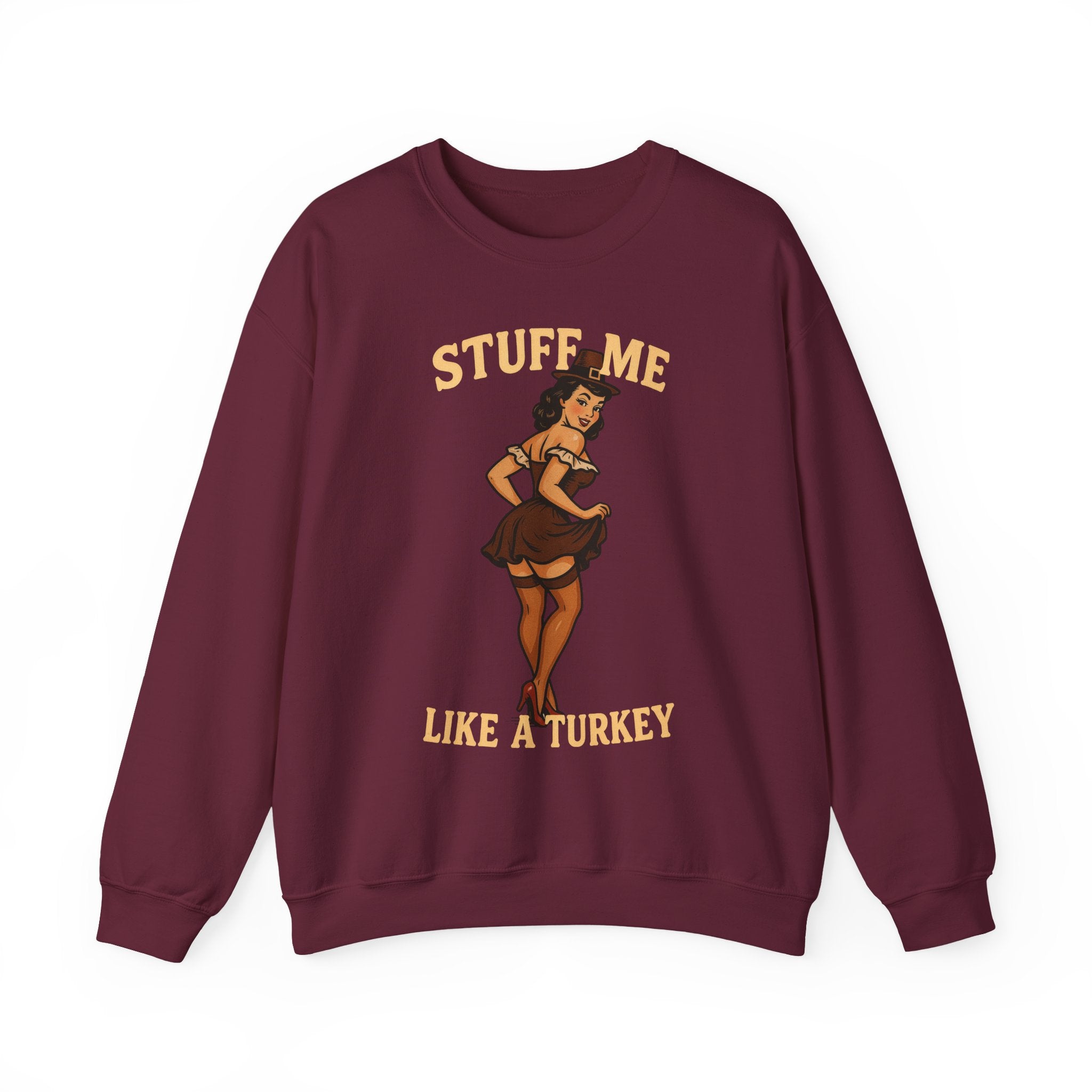 Stuff Me Like a Turkey Crewneck Sweatshirt - Unisex