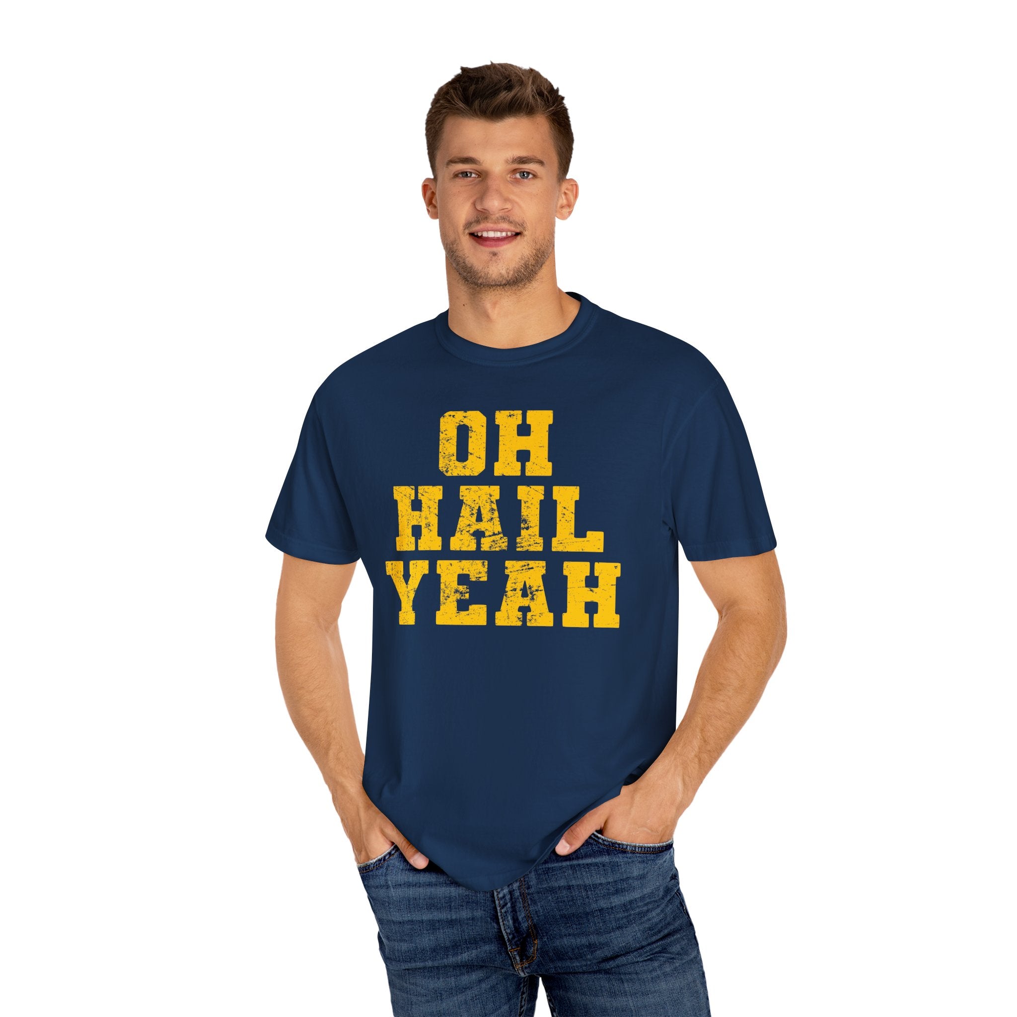 Oh Hail Yeah Yellow Premium T-Shirt - Unisex