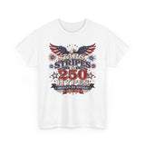 Stars Stripes Hypes 250th Anniversary Retro Patriotic Basic T-Shirt - Unisex