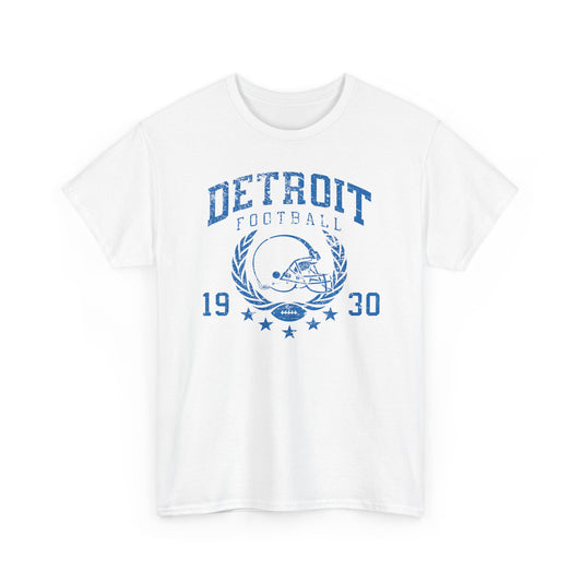 Detroit Football 1930 Blue Basic T-Shirt - Unisex