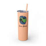 Skinny Steel Tumbler with Straw - 20oz - Big Lake Glass Pipe