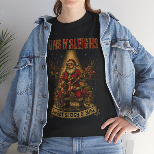 Guns N Sleighs Sweet Sleigh O Mine Firefly Basic T-Shirt - Unisex