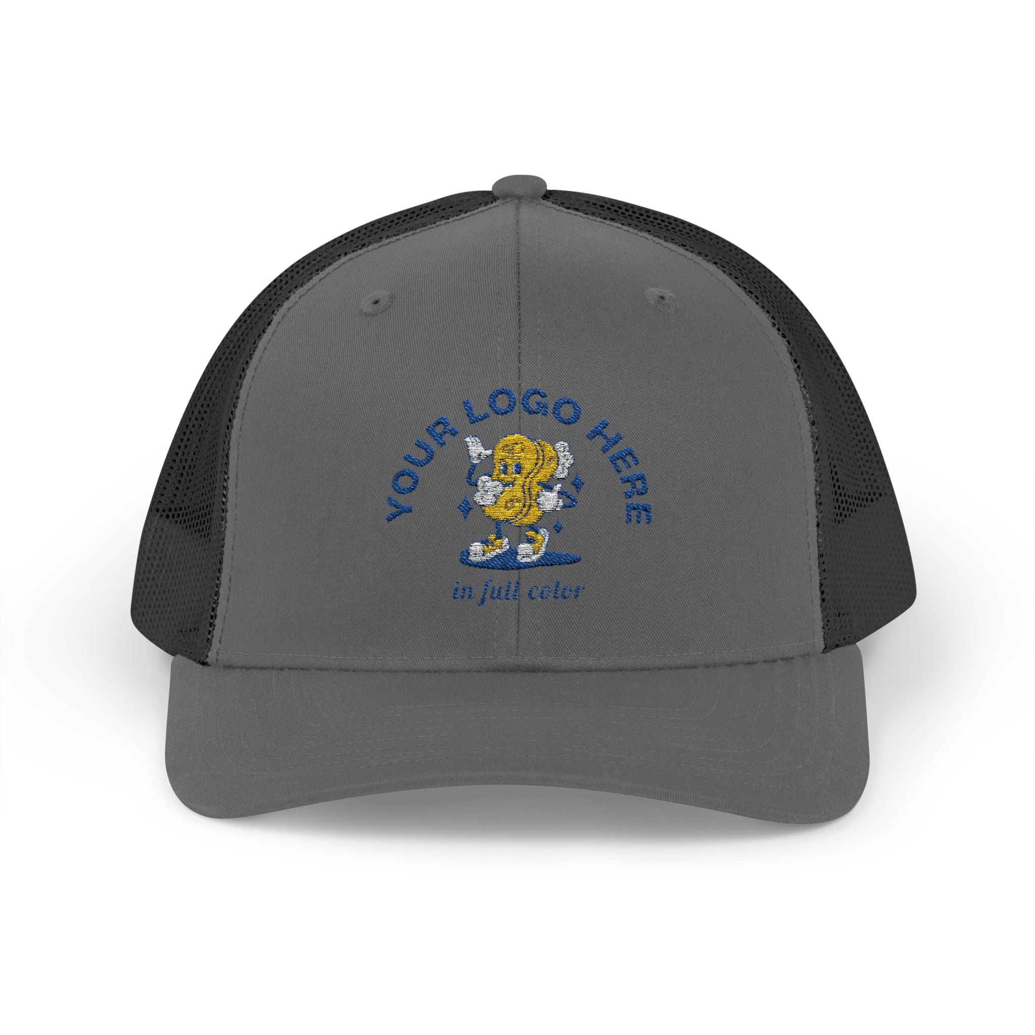 Embroidered Snapback Trucker Cap - Your Logo, Your Brand