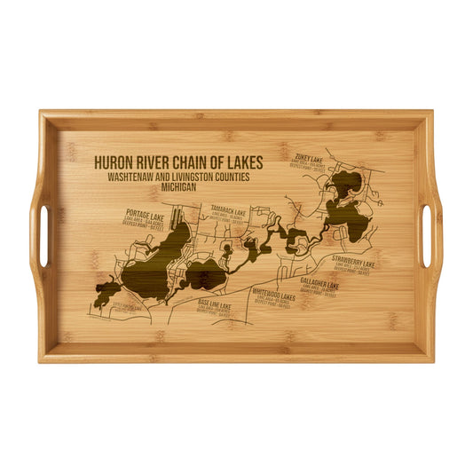 HRCL Engraved Bamboo Serving Tray