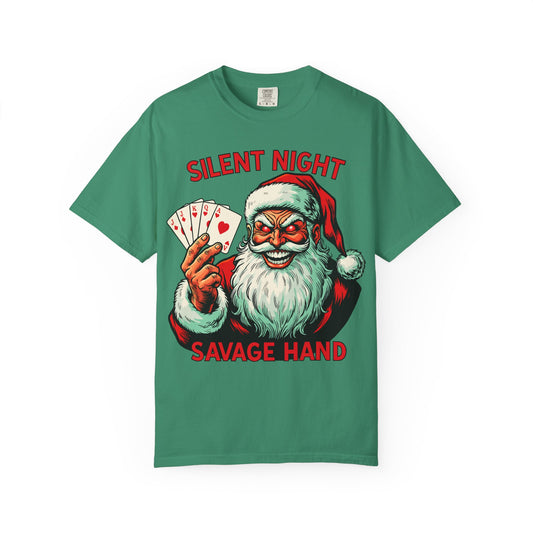 Silent Night Savage Hand Premium T-Shirt - Unisex
