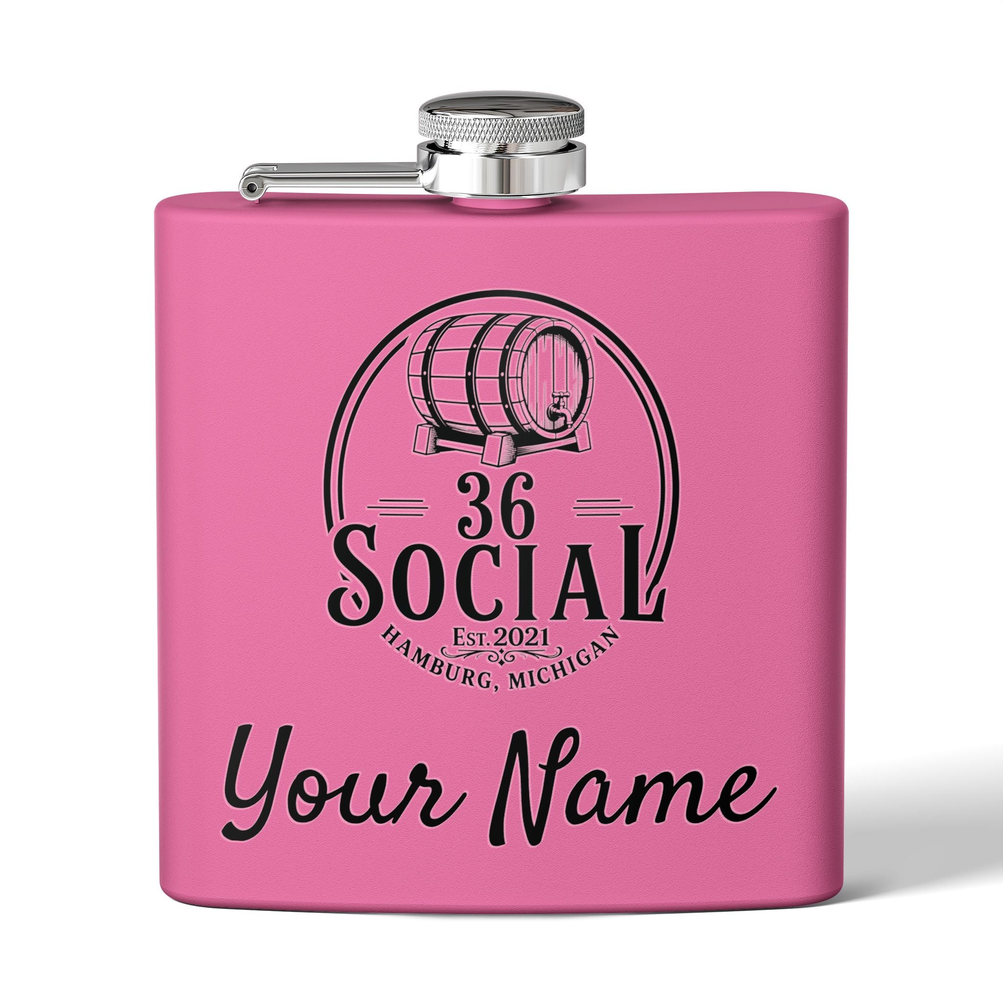 Flask - 6oz - 36 Social