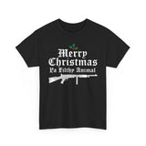 Merry Christmas Ya Filthy Animal Basic T-Shirt - Unisex