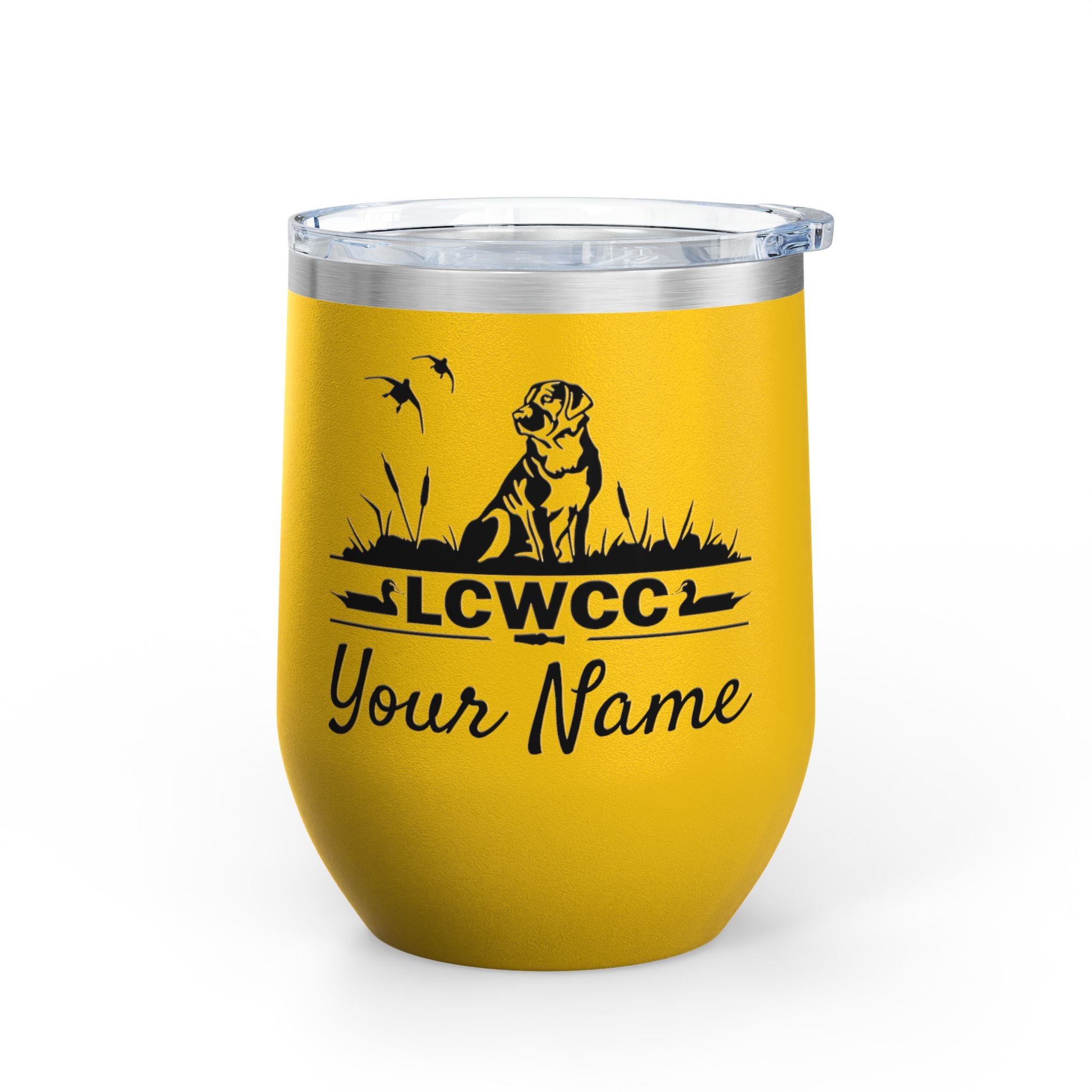 LCWCC Dog Logo Wine Tumbler - 12oz
