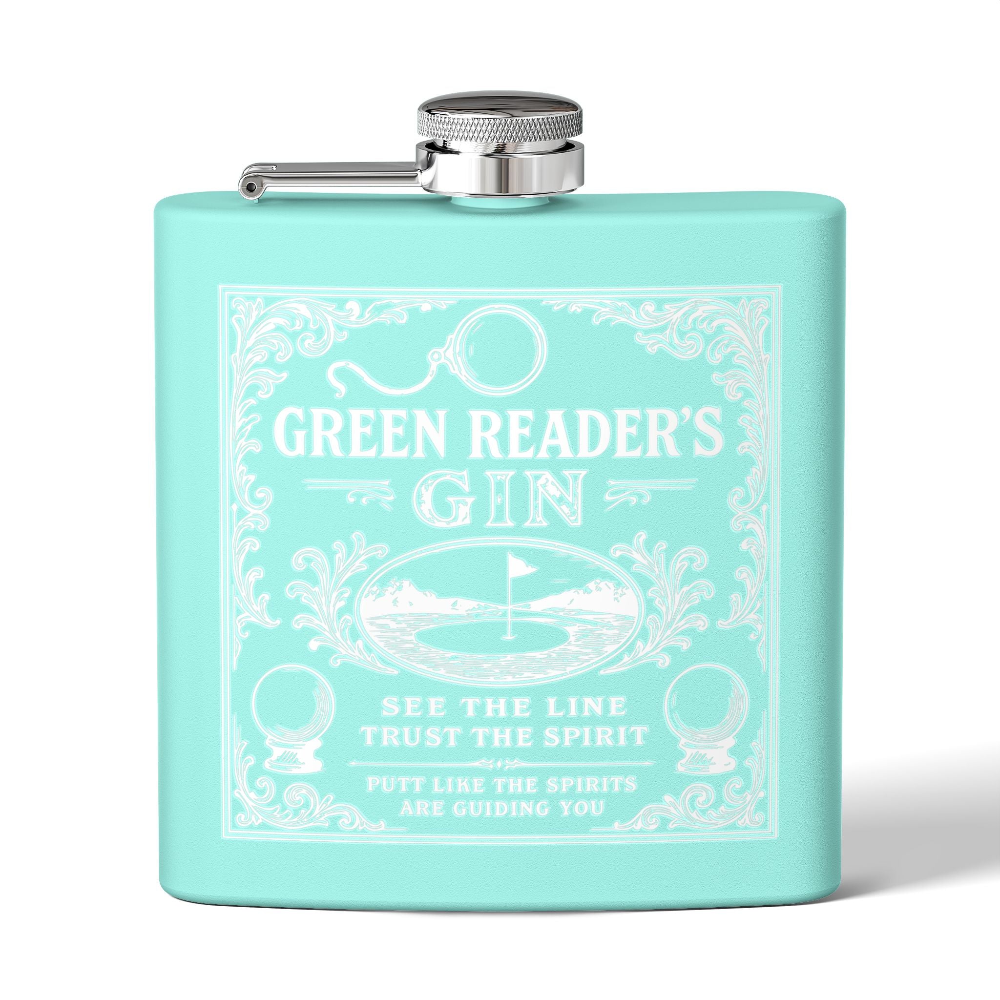 Green Reader's Flask - 6oz