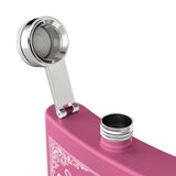 Green Reader's Black Flask - 6oz