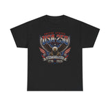 Eagle Wings Born Freedom USA 250 Anniversary Patriotic Basic T-Shirt - Unisex