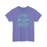 Basic T-Shirt - Unisex - I Pee In Lakes Retro